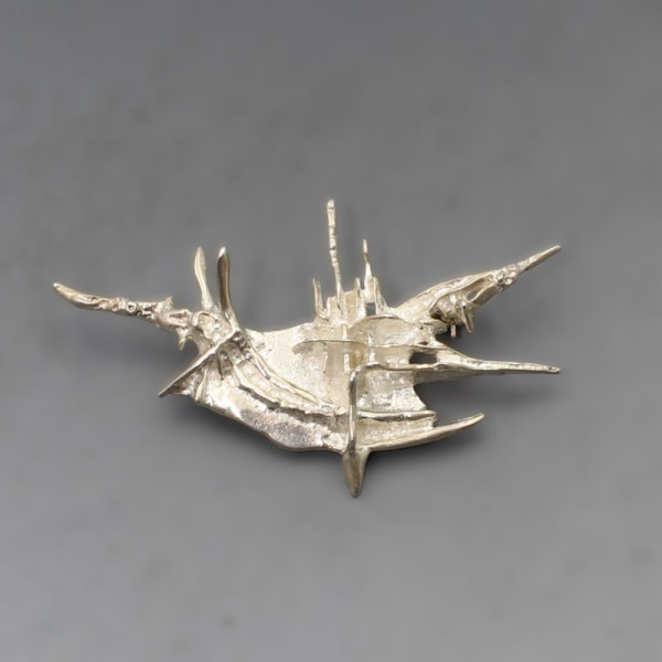 Juhls Norway silver Tundra brooch